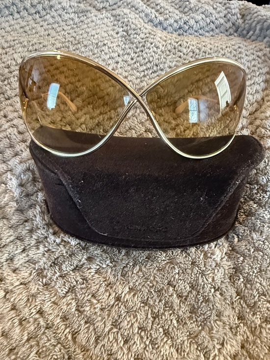 Tom Ford Accessories - Tom Ford Miranda Gold Frame Brown Lens Women's Sunglasses - Brand Unknown